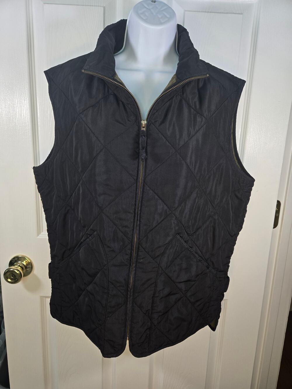 J. Crew Mercantile Mens Blue Puffer Vest Size M